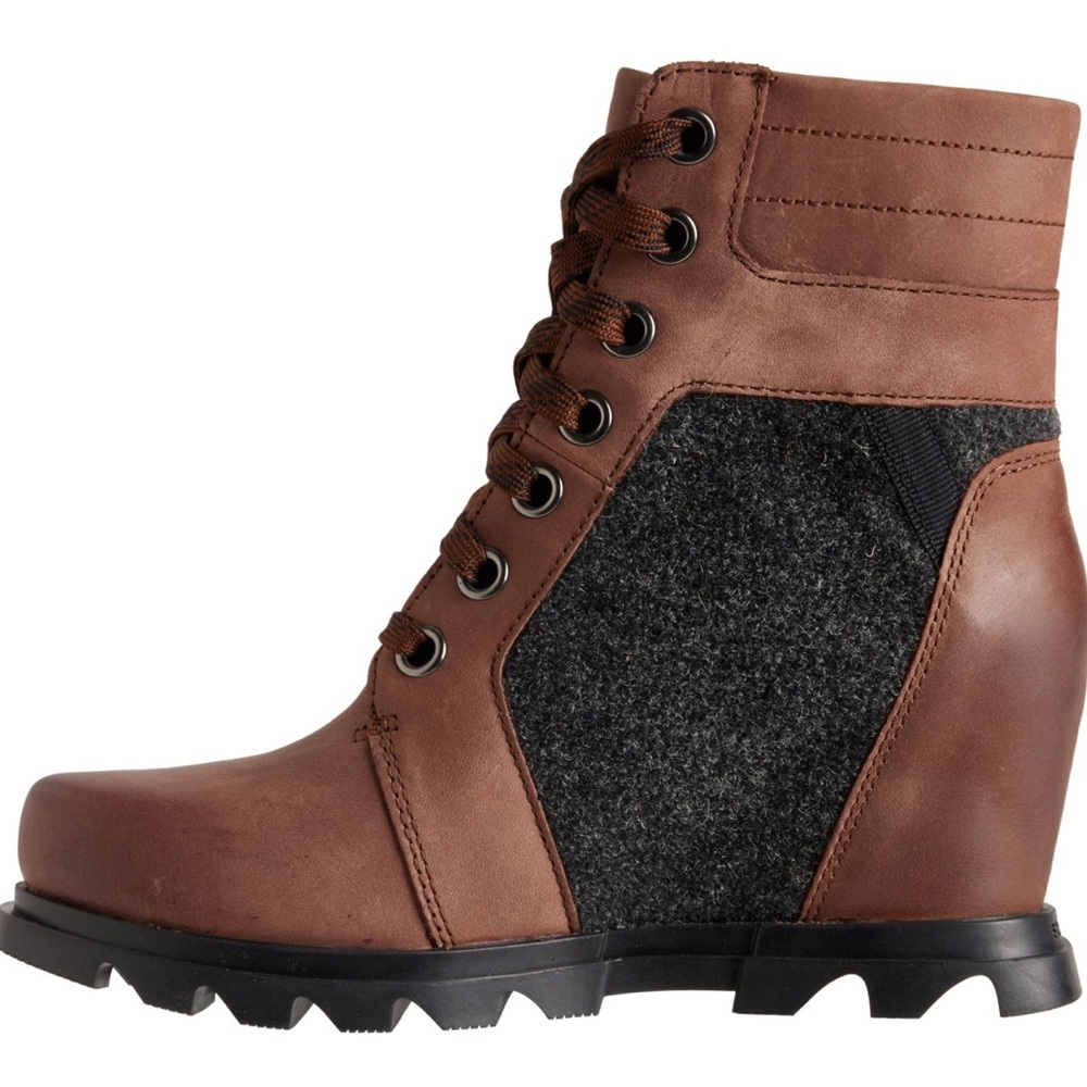 SOREL JOAN of ARTIC WEDGE III LEXIE BOOTS WATERPROOF BOOT LEATHER- woman Size:8 - Picture 3 of 6